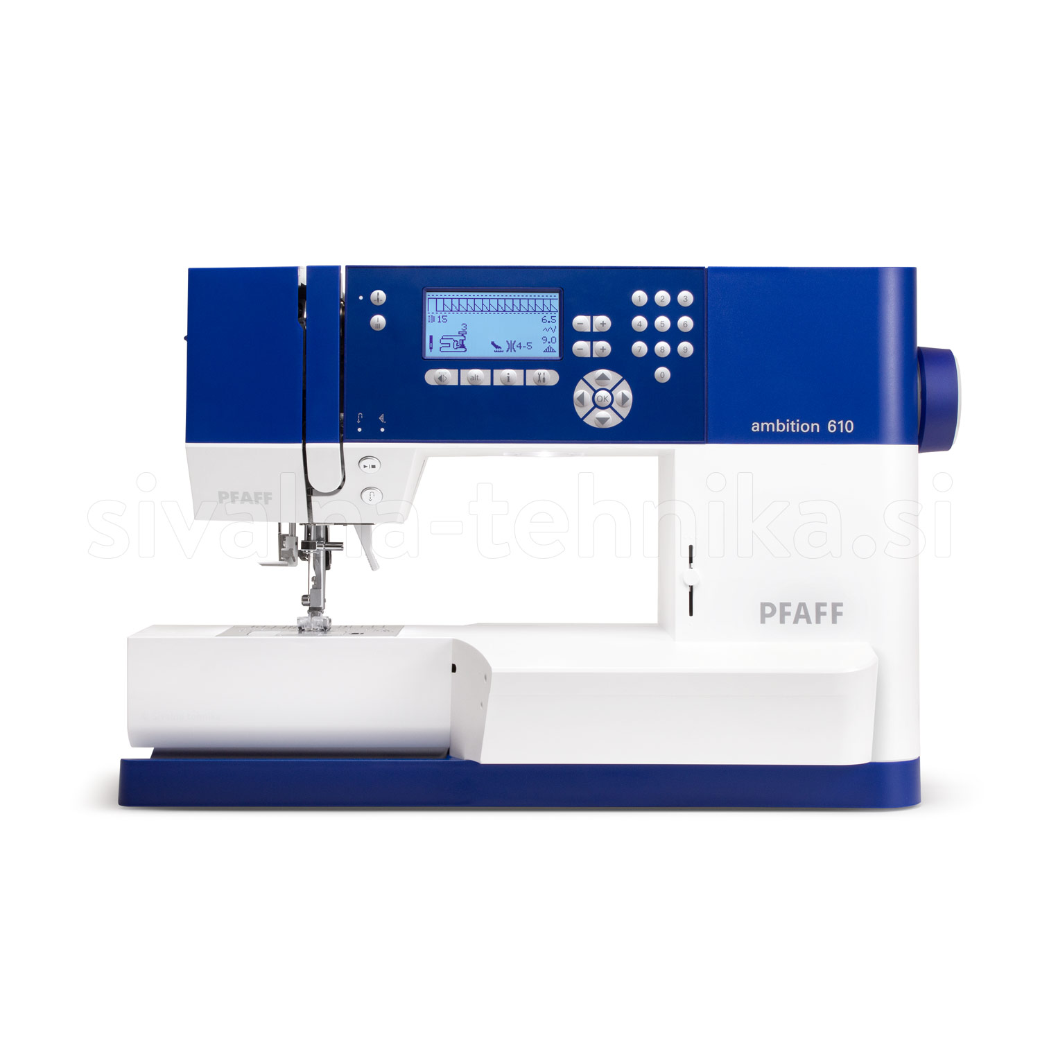 PFAFF AMBITION 610 Šivalna tehnika