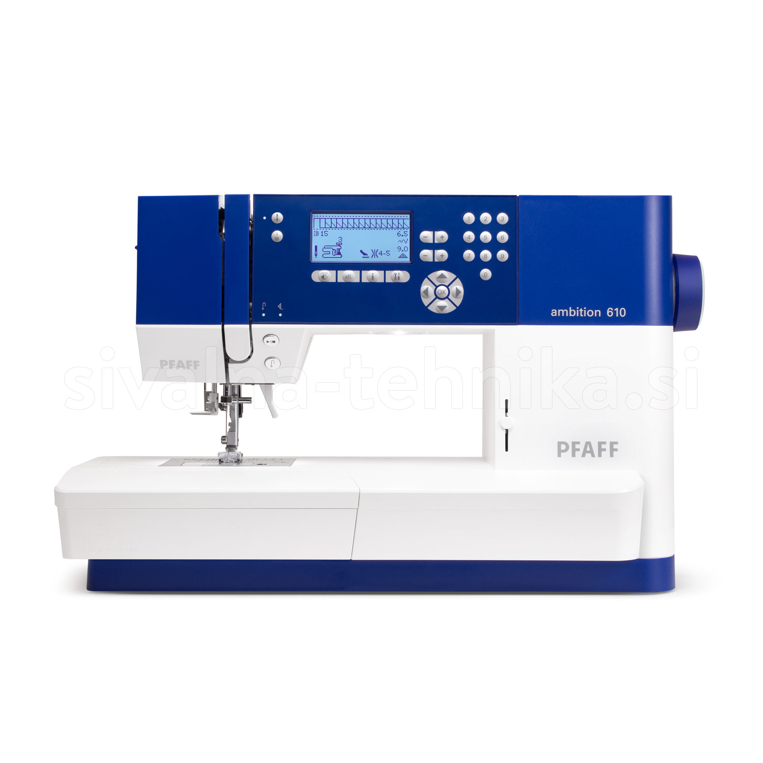 PFAFF AMBITION 610 Šivalna tehnika