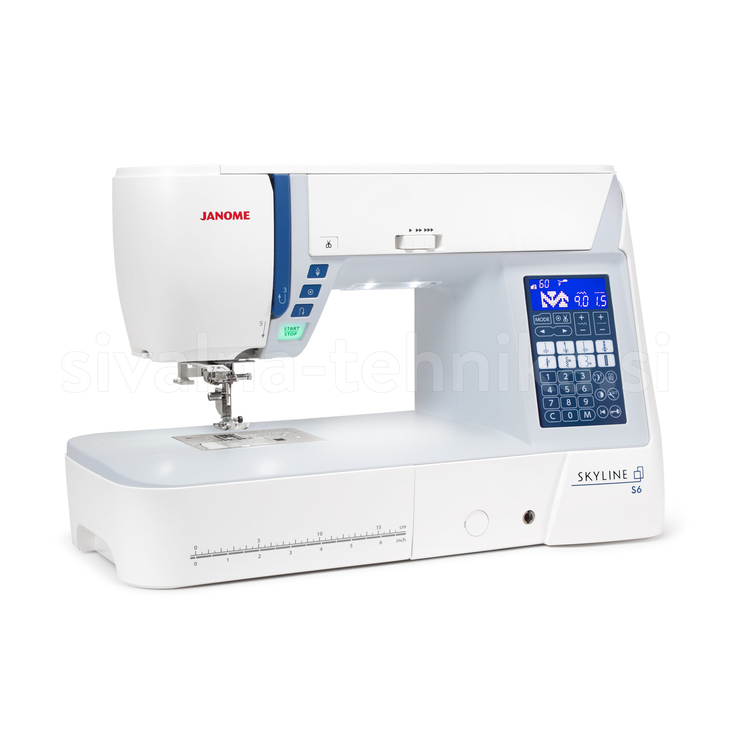 JANOME SKYLINE S6 Šivalna tehnika