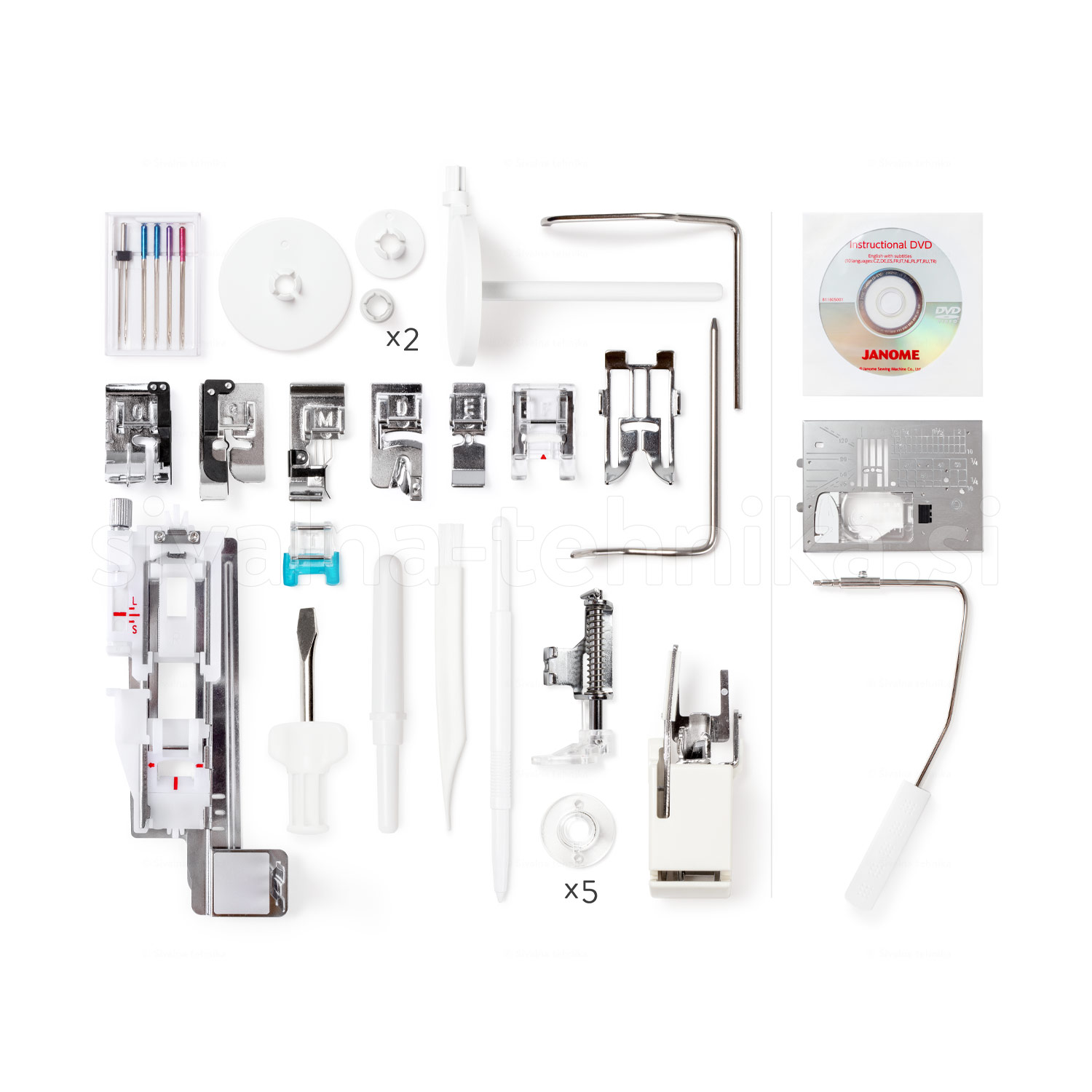 JANOME SKYLINE S5 Šivalna tehnika