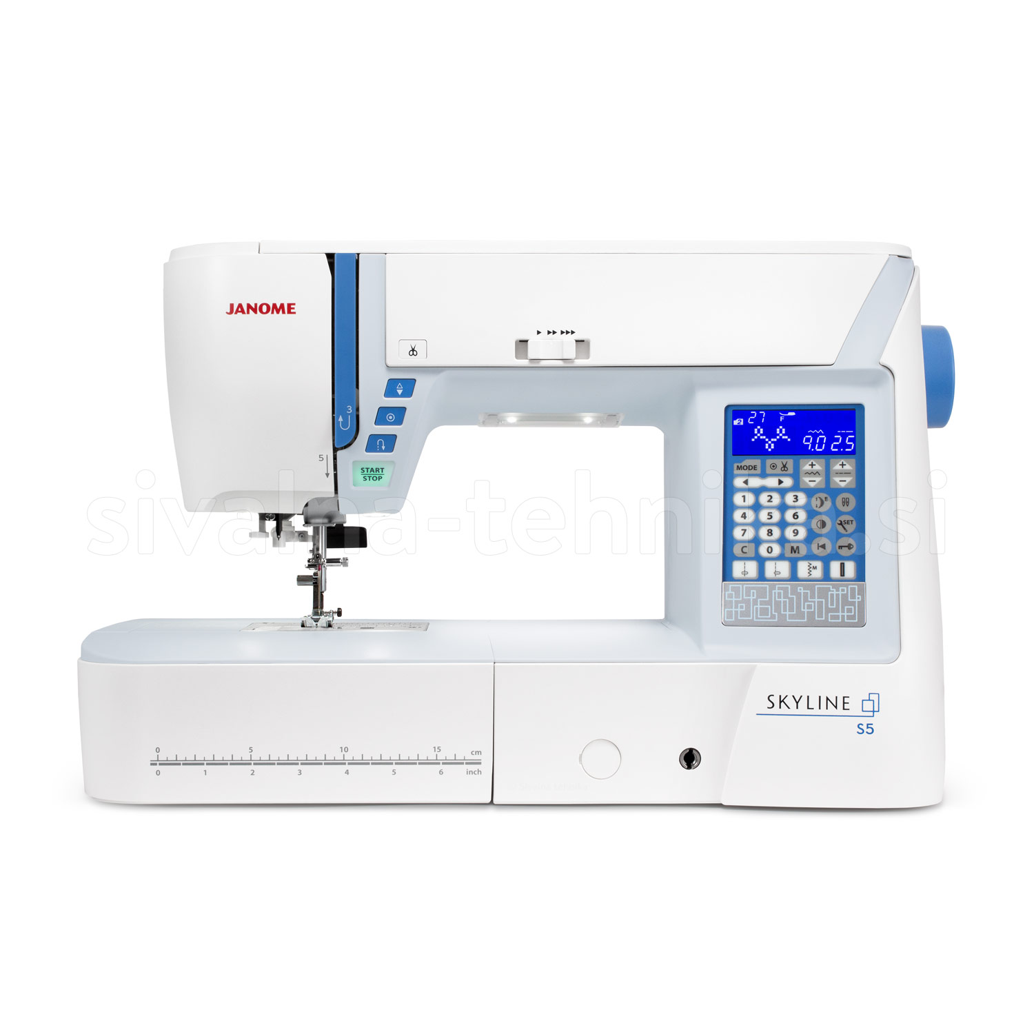 JANOME SKYLINE S5 Šivalna tehnika