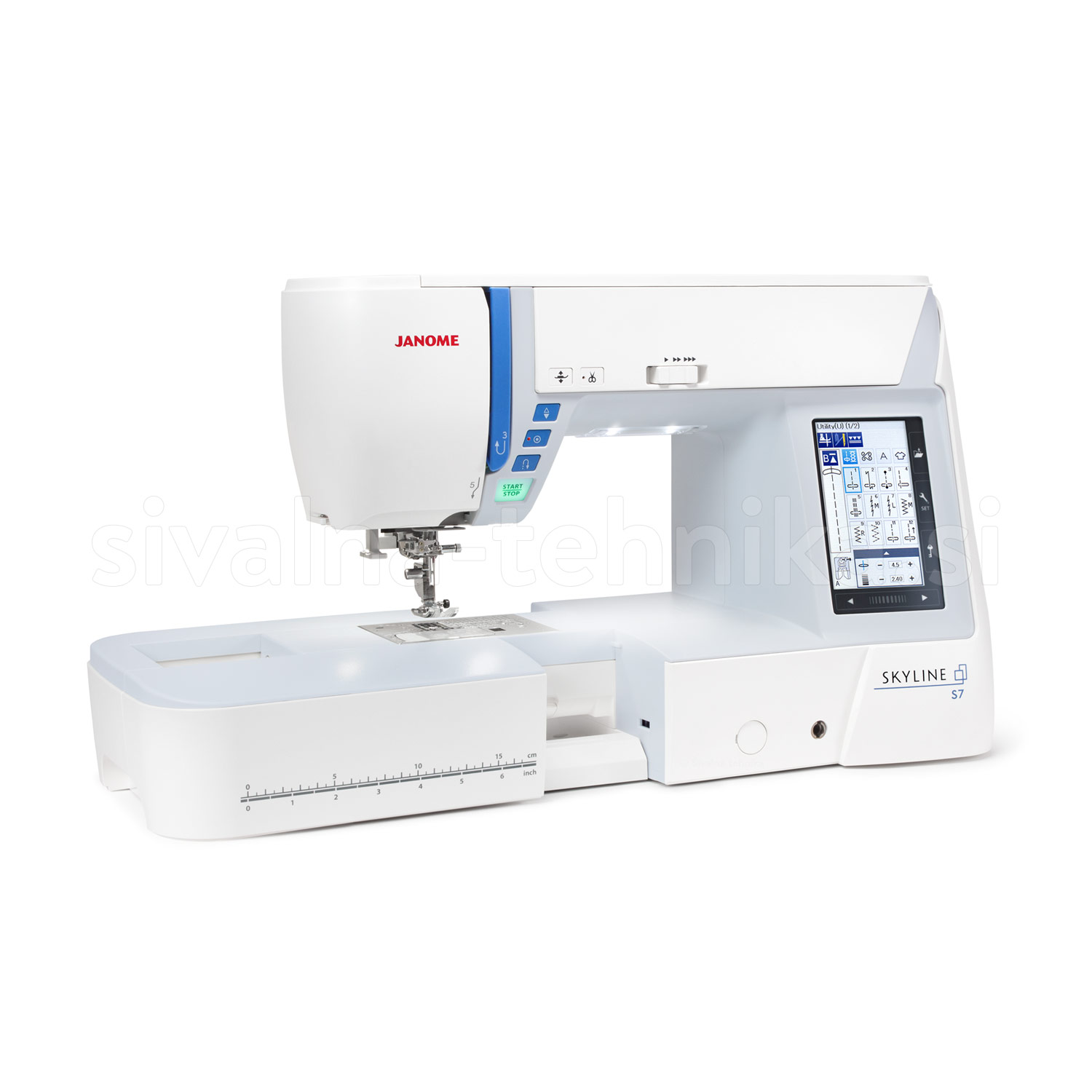 JANOME SKYLINE S7 Šivalna tehnika