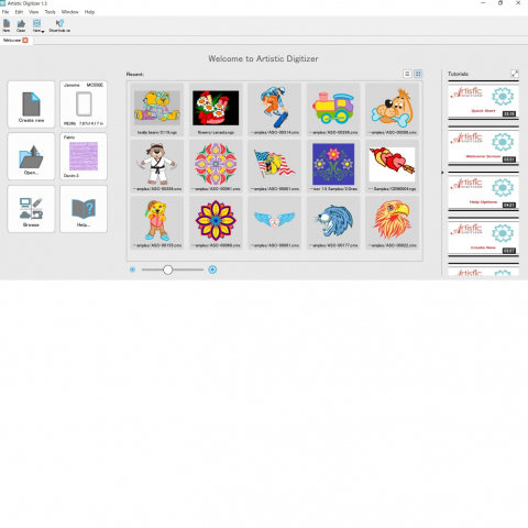 JANOME ARTISTIC DIGITIZER