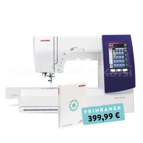 JANOME MEMORY CRAFT 9850 ARTISTIC JR SET