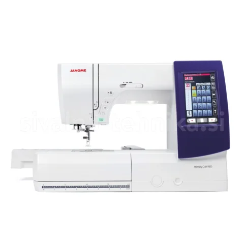 JANOME MEMORY CRAFT 9850 ARTISTIC JR SET