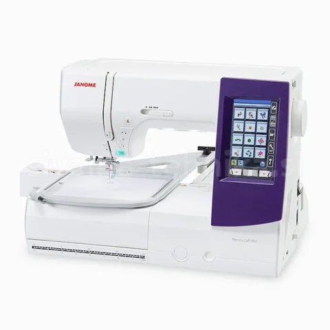JANOME MEMORY CRAFT 9850 ARTISTIC JR SET