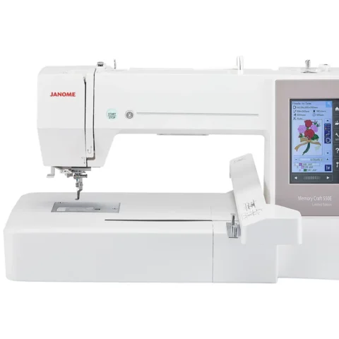JANOME MEMORY CRAFT 550E ARTISTIC SET