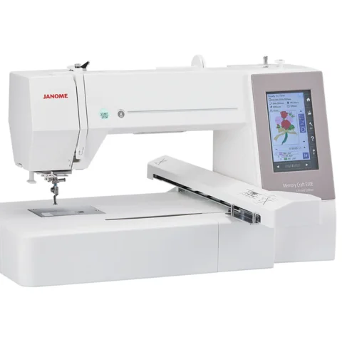 JANOME MEMORY CRAFT 550E ARTISTIC SET