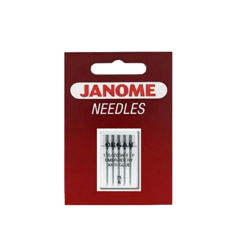 IGLE JANOME VEZENJE ANTI-GLUE 5x75